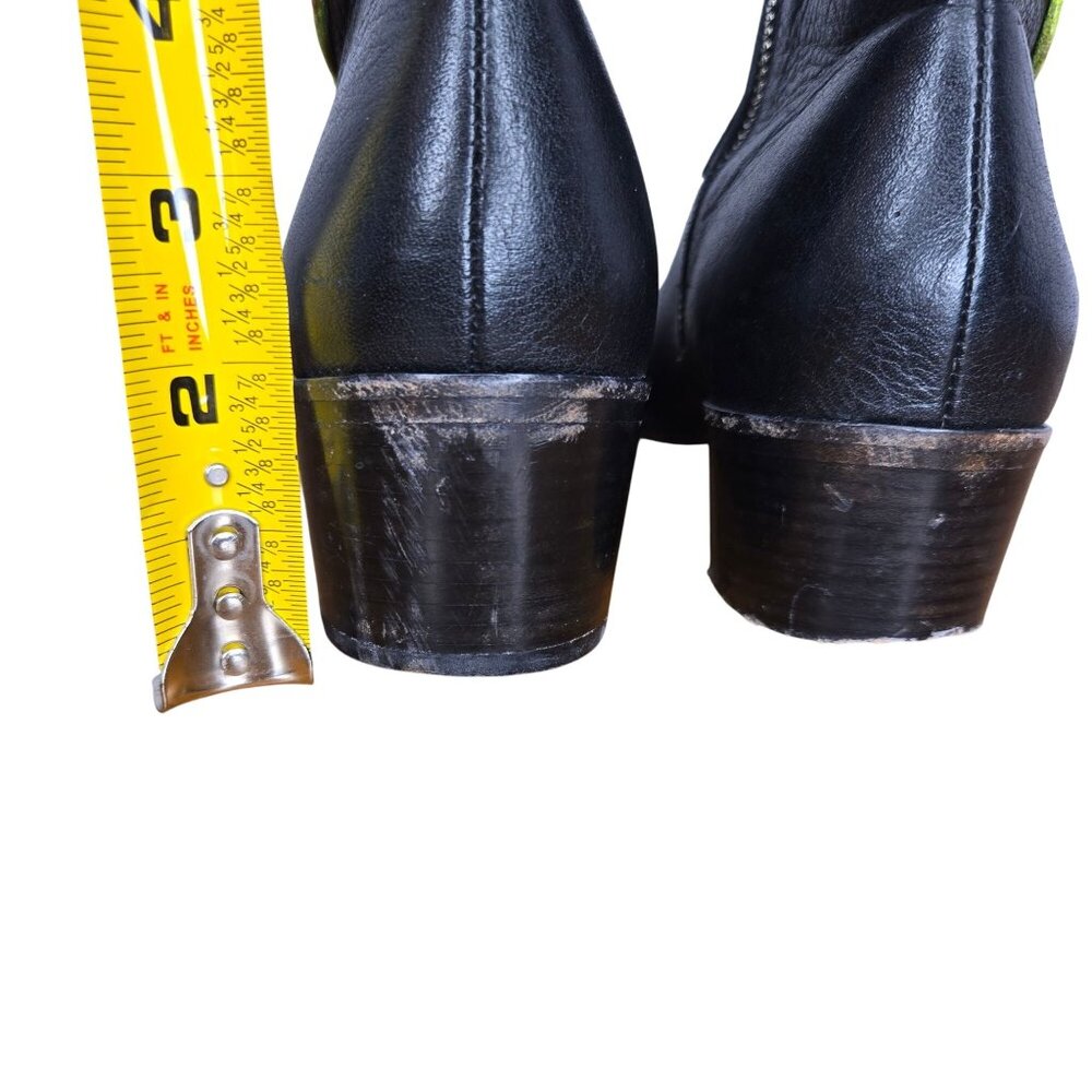 Modern Vice NYC Black Leather "The Cacti Boot" Black Leather Women's US 9.5 - Picture 9 of 12